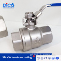 China high quality stainless steel 2 piece ball valve Manufactory
